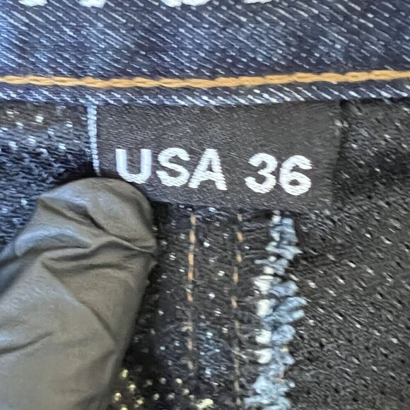 Iron Workers Mens USA 36 Blue Denim Work Jeans Reinforced Mesh Motorcycle Jeans - Picture 13 of 16